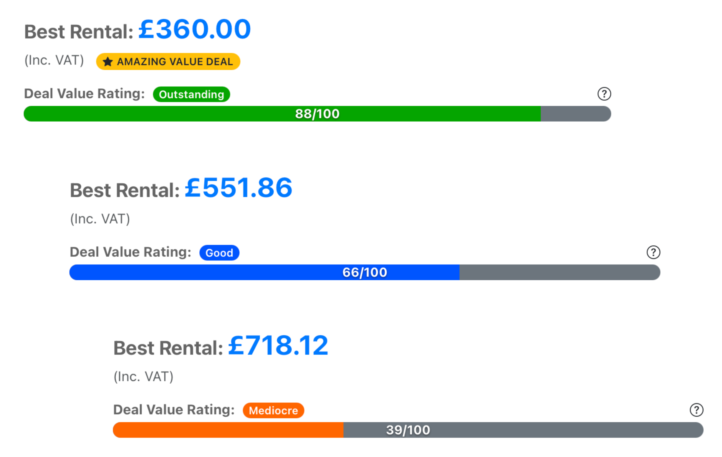 Design your own contract and see value instantly